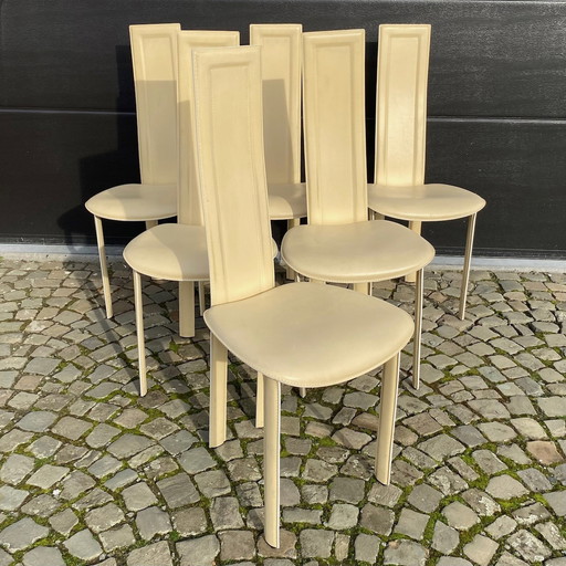 6x Quia Elana B model stoelen