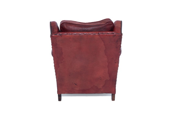 Image 1 of Antieke Engelse oorfauteuil