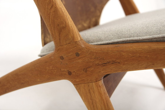 Image 1 of  Krysset / De kruisstoel" fauteuil Fredrik Kayser, Gustav Bahus, Noorwegen, 1960
