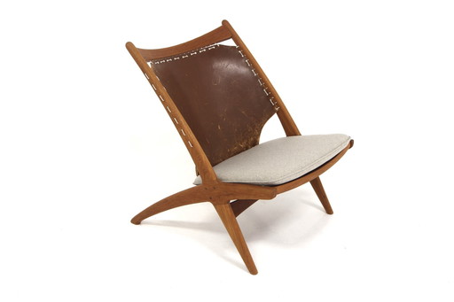  Krysset / De kruisstoel" fauteuil Fredrik Kayser, Gustav Bahus, Noorwegen, 1960