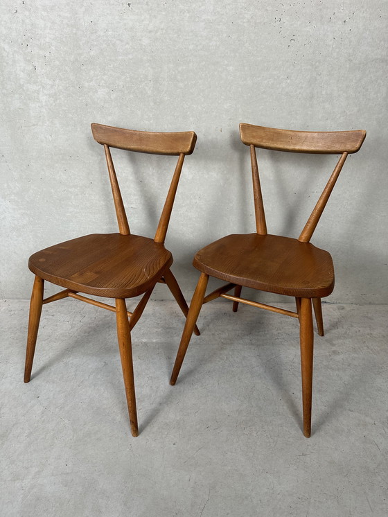 Image 1 of 2x originele ‘stacking chairs’ - Lucian Ercolani