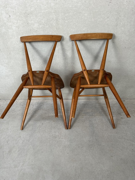 Image 1 of 2x originele ‘stacking chairs’ - Lucian Ercolani