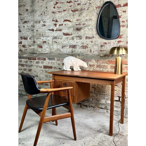 Scandinavisch vintage teak bureau, 1960