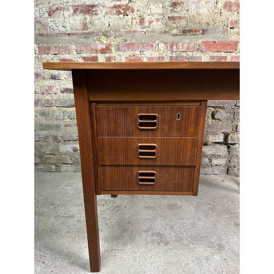 Image 1 of Scandinavisch vintage teak bureau, 1960