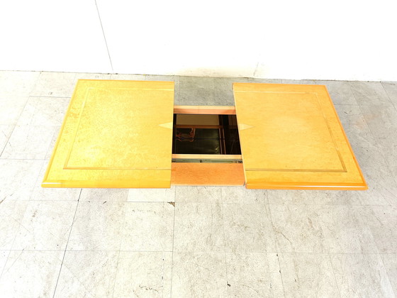 Image 1 of Eric Maville Vintage verborgen bar salontafel