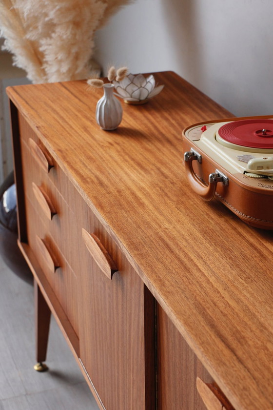 Image 1 of Vintage teakhouten dressoir - Circa 1960