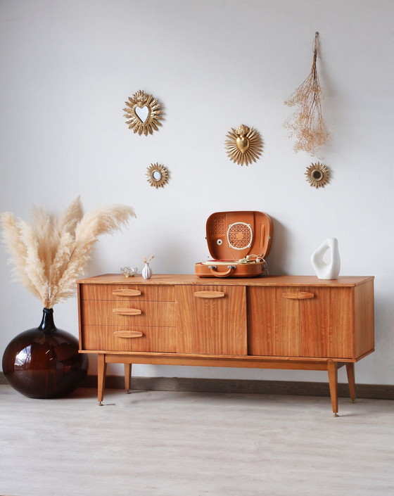 Image 1 of Vintage teakhouten dressoir - Circa 1960