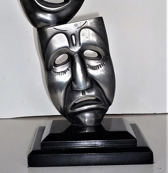 Image 1 of (Bromley UK) - Compulsion Gallery Theatrical Masks Sculpture