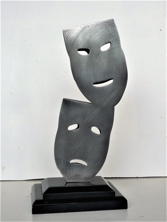 Image 1 of (Bromley UK) - Compulsion Gallery Theatrical Masks Sculpture