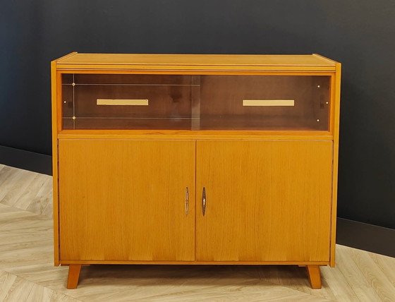 Image 1 of Mid Century vitrinekast | Vintage - dressoir, sidetable