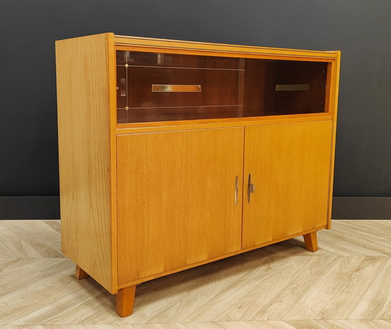 Image 1 of Mid Century vitrinekast | Vintage - dressoir, sidetable