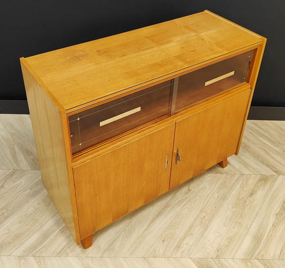 Image 1 of Mid Century vitrinekast | Vintage - dressoir, sidetable