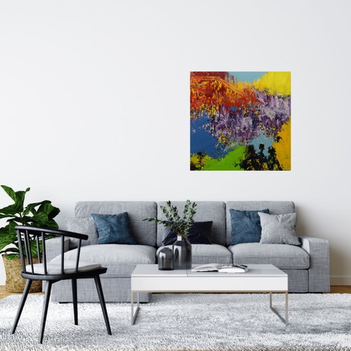 Kapotte stad – schilderijen tekeningen, Abstract (photo 2 of 5)