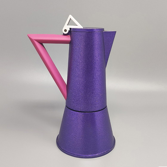 Image 1 of Vintage Ettore Sottsass voor Lagostina Espresso Maker "Accademia" Serie. Gemaakt in Italië