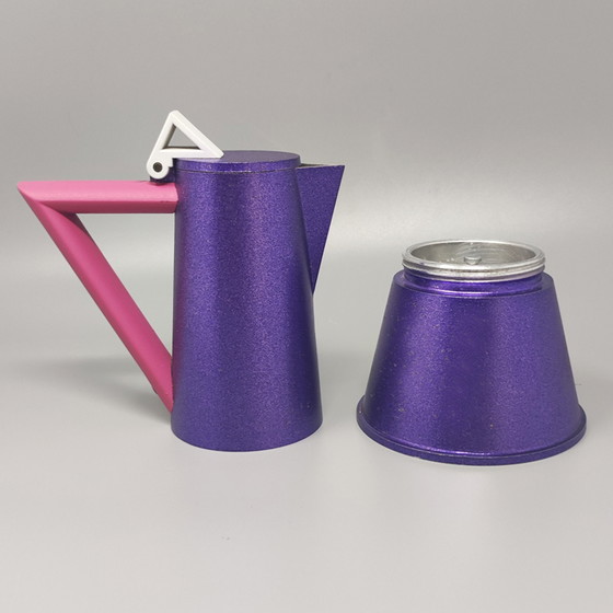 Image 1 of Vintage Ettore Sottsass voor Lagostina Espresso Maker "Accademia" Serie. Gemaakt in Italië
