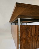 Vintage palissanderhouten bureau