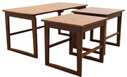 Salontafel met nesting tables 'Ossett' vintage