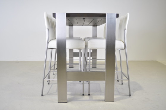 Image 1 of Bert Plantagie bartafel met krukken