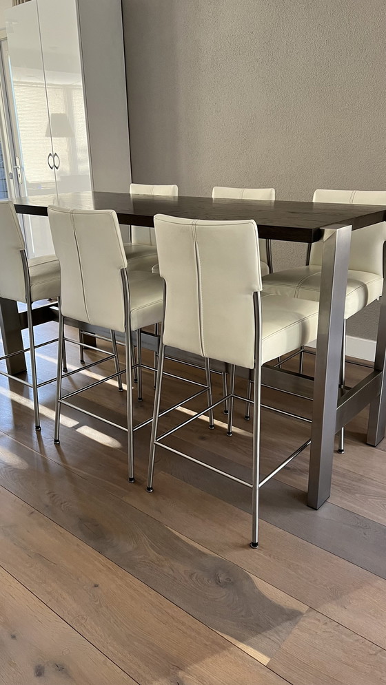 Image 1 of Bert Plantagie bartafel met krukken