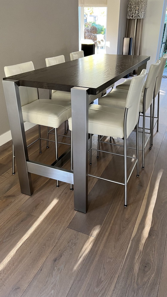 Image 1 of Bert Plantagie bartafel met krukken