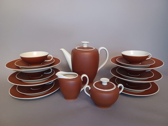 Image 1 of Koffie Servies Saxonie Kaestner  Late Art Deco