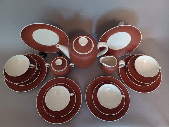 Image 1 of Koffie Servies Saxonie Kaestner  Late Art Deco