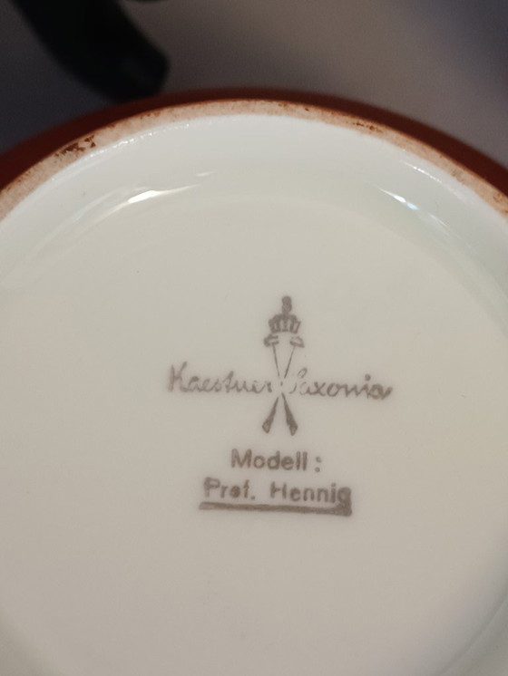 Image 1 of Koffie Servies Saxonie Kaestner  Late Art Deco