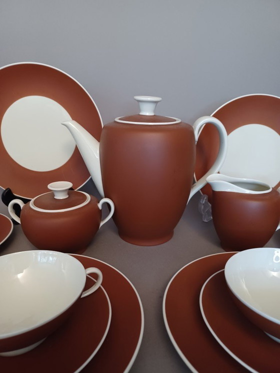 Image 1 of Koffie Servies Saxonie Kaestner  Late Art Deco