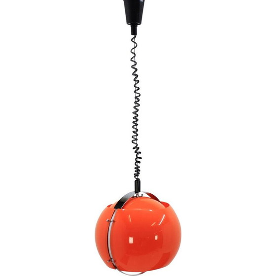 Image 1 of Vintage oranje hanglamp