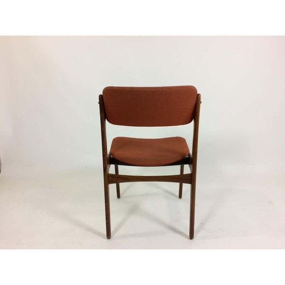 Image 1 of Set van 12 eetkamerstoelen, Rosewood Inc. Herbekleding Erik Buch 1960