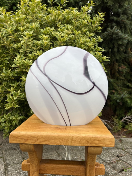 Image 1 of Zijlstra Tiel Tafellamp Glas Zebra Swirl