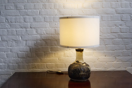 Image 1 of Vintage keramische tafellamp van Axella, Denemarken