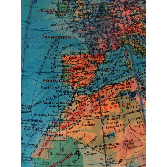 Image 1 of Mid Century verlichte glazen bol, jaren 1960