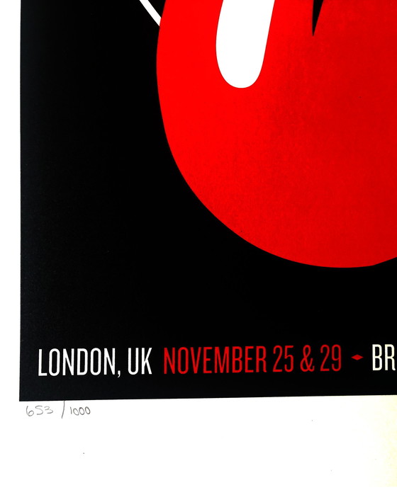 Image 1 of Rolling Stones 50 jaar - Shepard Fairey OBEY originele zeefdruk