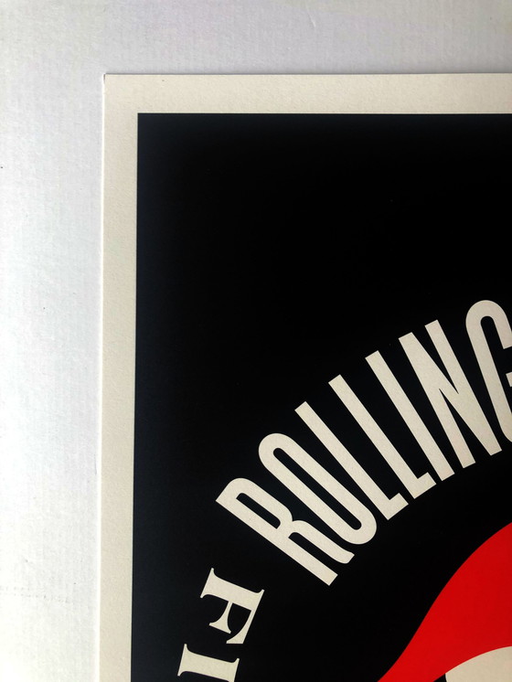 Image 1 of Rolling Stones 50 jaar - Shepard Fairey OBEY originele zeefdruk