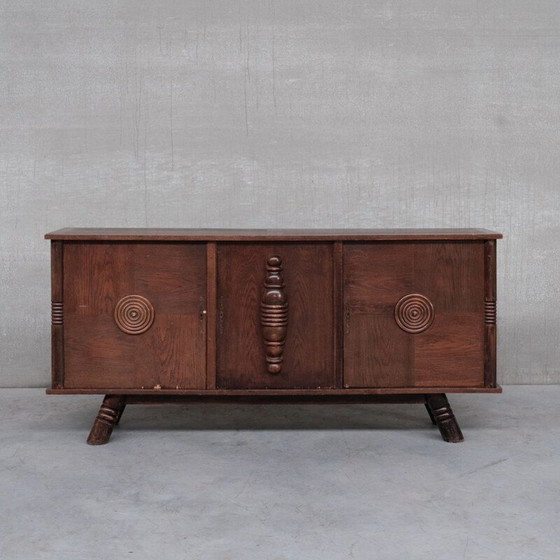 Image 1 of Vintage eiken dressoir, Frankrijk 1940