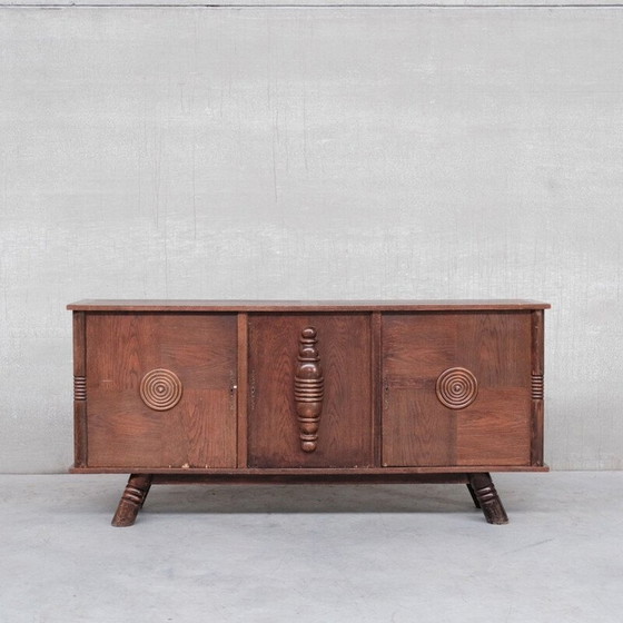 Image 1 of Vintage eiken dressoir, Frankrijk 1940