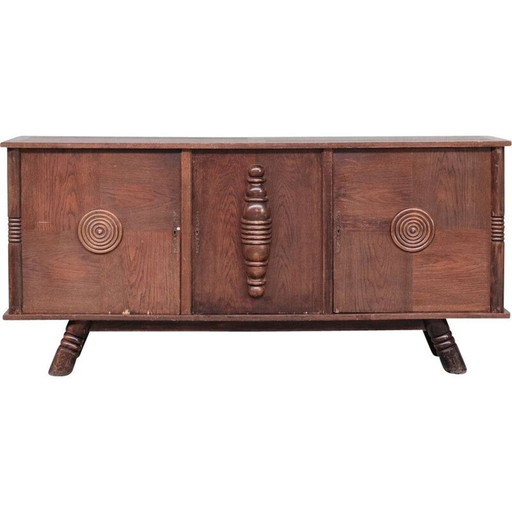 Vintage eiken dressoir, Frankrijk 1940