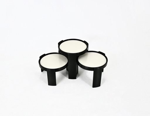 Model 780 Nesting Tables van Gianfranco Frattini voor Cassina, 1960S, set van 3