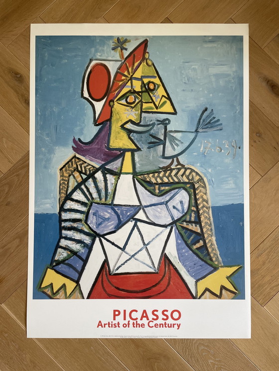 Image 1 of Pablo Picasso (1881-1973),Femme À I'Oiseau, 1939, Courtesy, Helly Nahmad Gallery, Londen,Copyright 1999 Pablo Picasso