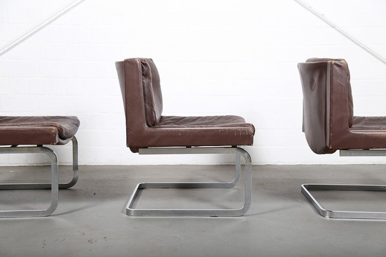 Image 1 of Set van 2 De Sede Rh 201 Robert Haussmann Executive Loungestoelen Zwitserland