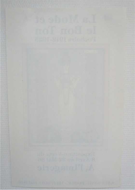 Image 1 of Le Bon Ton Originele Poster Tentoonstelling jaren 80