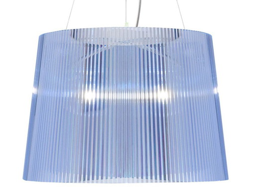 Design Hanglamp Gé Van Kartell - Uitvoering Lichtblauw (Helder)