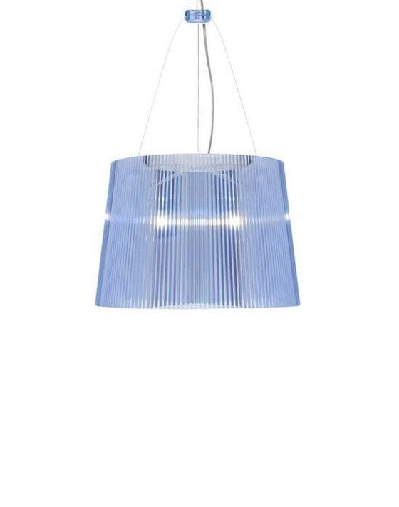 Image 1 of Design Hanglamp Gé Van Kartell - Uitvoering Lichtblauw (Helder)