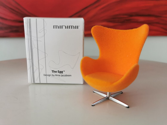 Image 1 of Egg Chair - Minimii - Fritz Hansen/Arne Jacobsen - Miniatuur