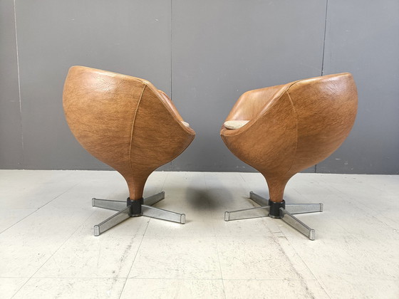 Image 1 of Set van 4 Luna loungestoelen door Pierre Guariche voor Meurop, 1960S