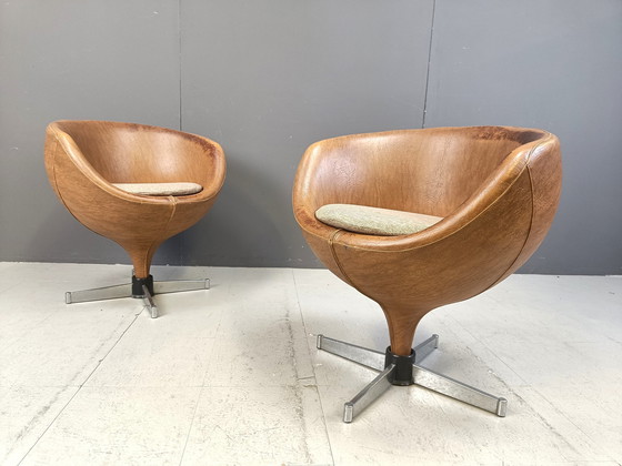 Image 1 of Set van 4 Luna loungestoelen door Pierre Guariche voor Meurop, 1960S