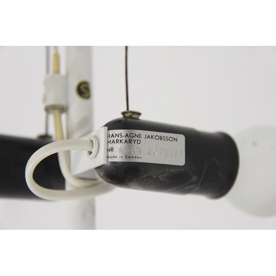 Image 1 of Vintage vloerlamp met metalen structuur "G-89" door Hans-Agne Jakobsson voor Markaryd, Zweden 1970