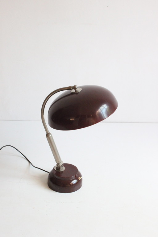 Hala Model 17 Bureaulamp Met Rond Tl Lampje, 1959