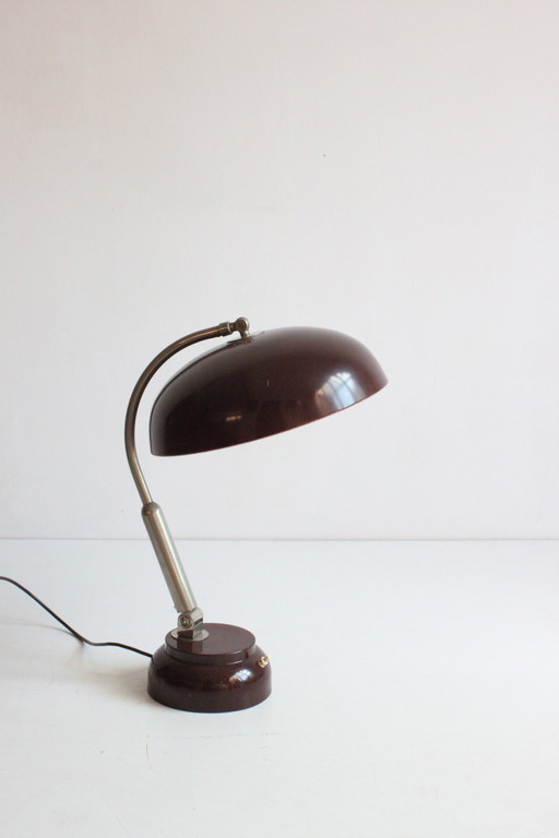 Hala Model 17 Bureaulamp Met Rond Tl Lampje, 1959